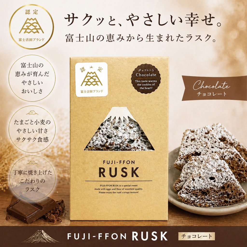 シフォン富士 ふじフォンラスク チョコレート / 山梨の逸品オンライン