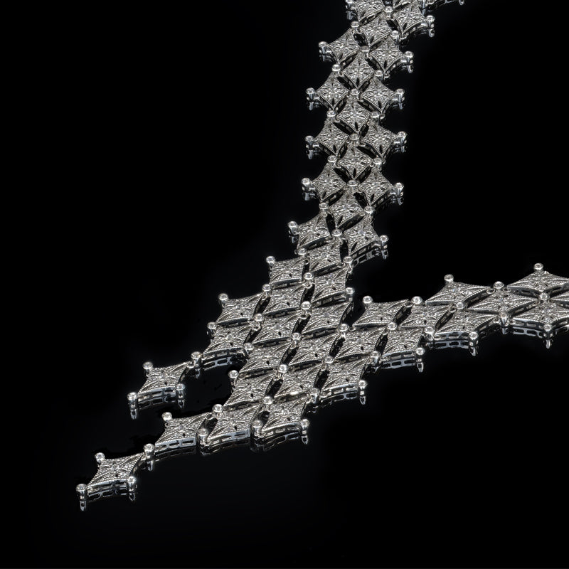 Ambrose アンブローズ Pt ダイヤモンド ネックレス(ミルキーウェイ