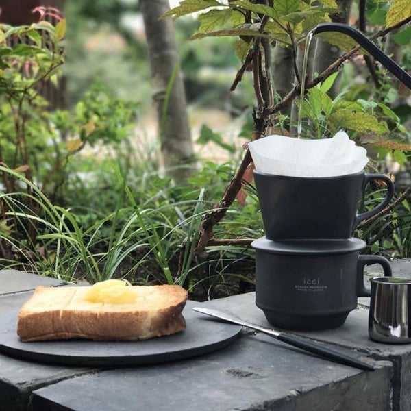 icci KAWARA PRODUCTS kawara dripper set / 瓦のドリッパーセット